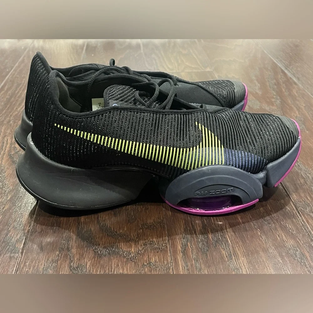 Nike Air Zoom SuperRep 2 Women Size 9 Black Athletic Running Shoes Sneakers